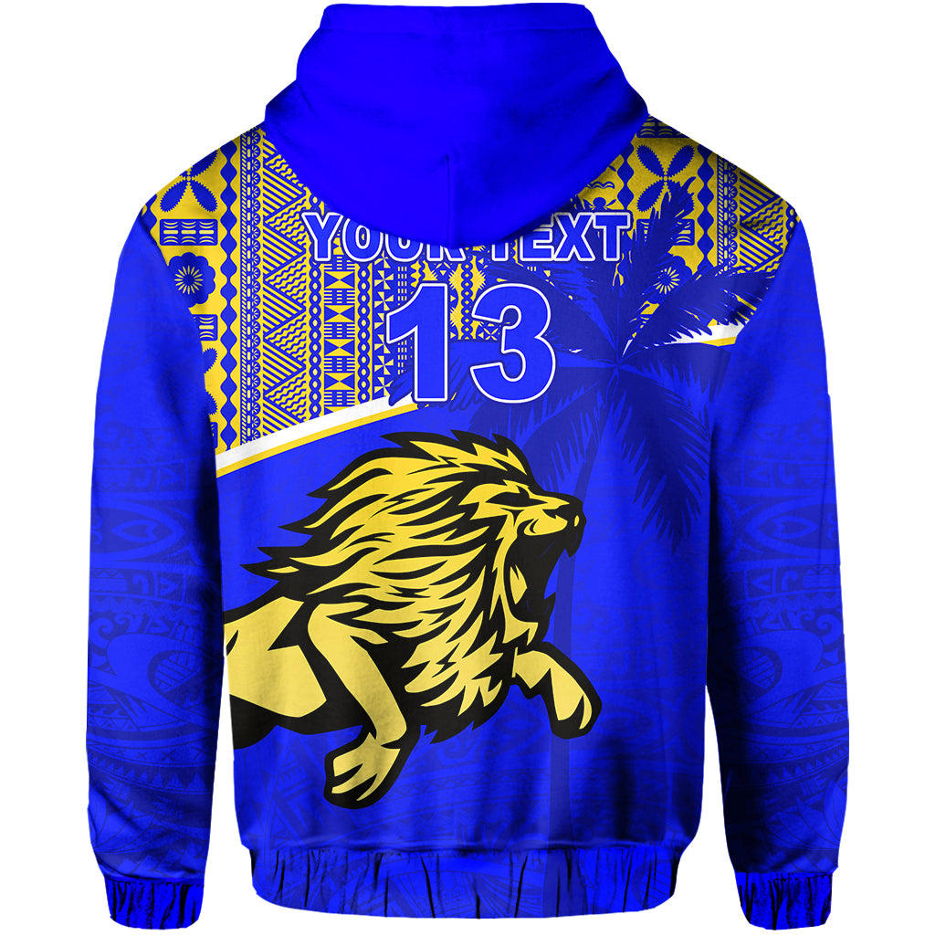 Custom Suva Grammar School Hoodie Spirit Lion Custom Text and Number LT13 - Polynesian Pride