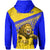 Custom Suva Grammar Fashion Zip Hoodie Fiji School Version Lion Blue LT13 - Polynesian Pride