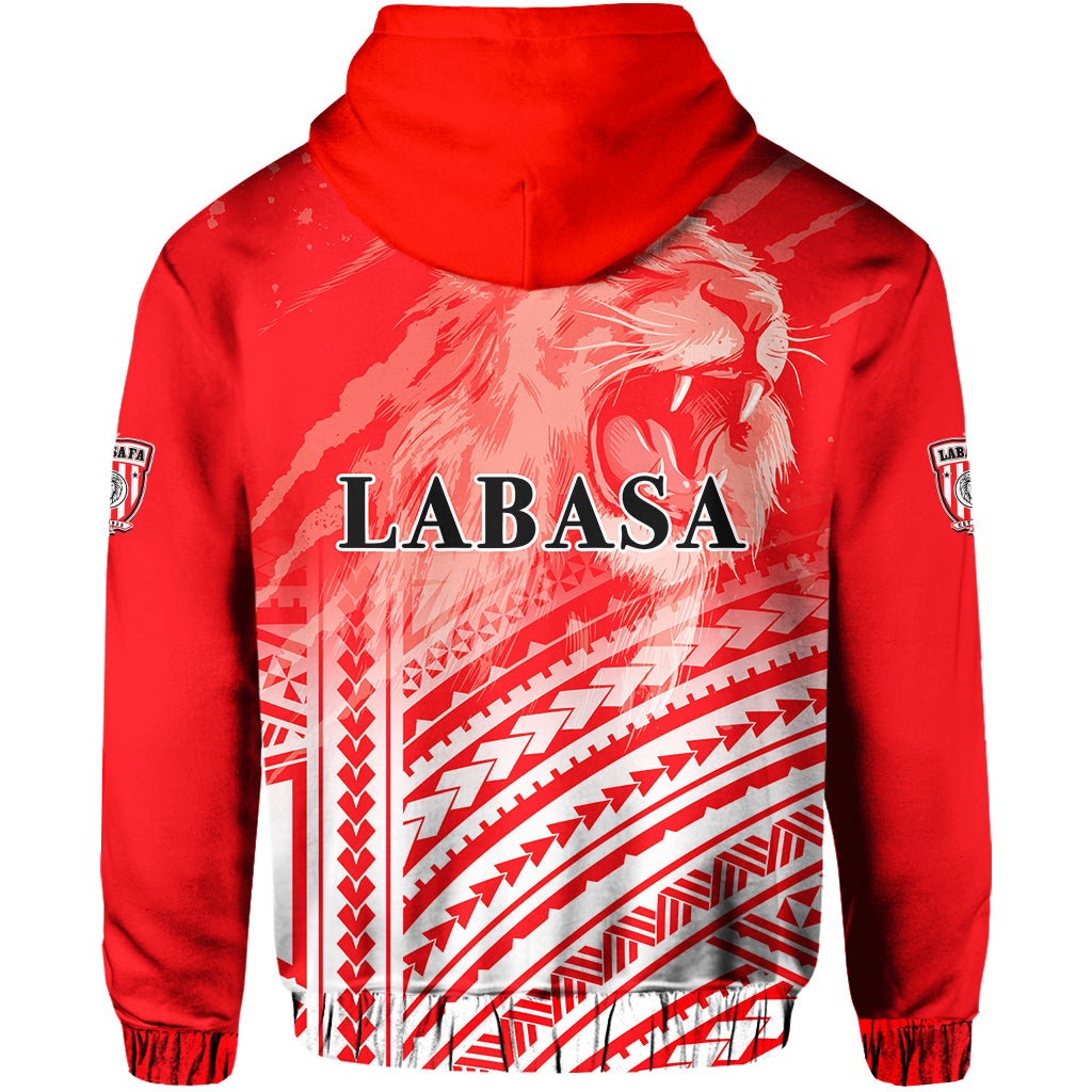 LABASA Football Hoodie Strong Lion of Fiji LT13 - Polynesian Pride