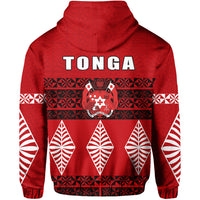 Tonga Zip Hoodie Tongan Pattern LT13 - Polynesian Pride