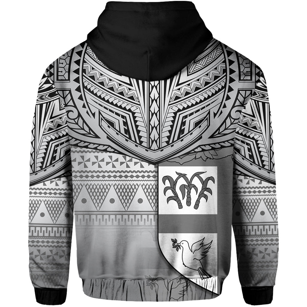 Fiji Creative Zip Hoodie Love Country Version Black LT13 - Polynesian Pride
