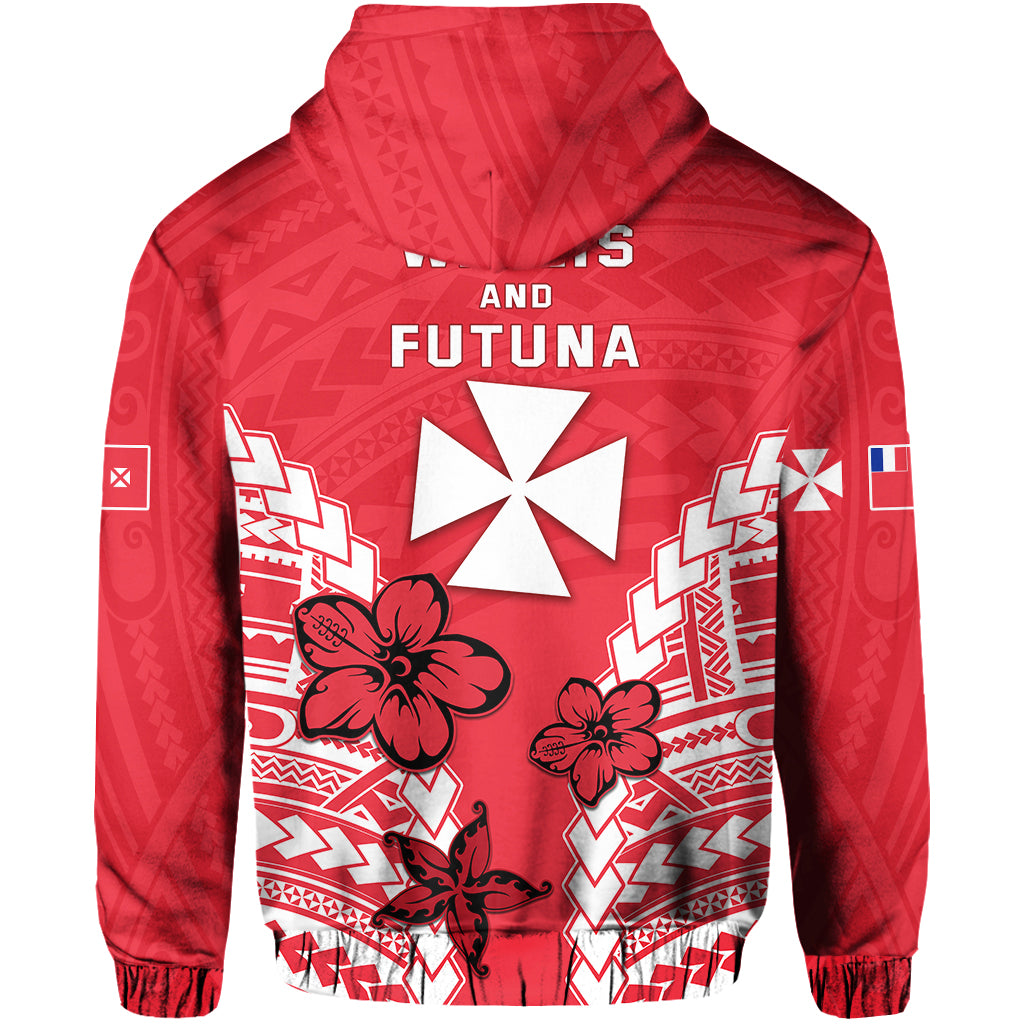 Wallis and Futuna Hoodie Impressive LT13 - Polynesian Pride