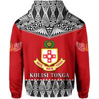 Custom Kolisi Tonga Hoodie College Atele Mate Maa Tonga LT13 - Polynesian Pride