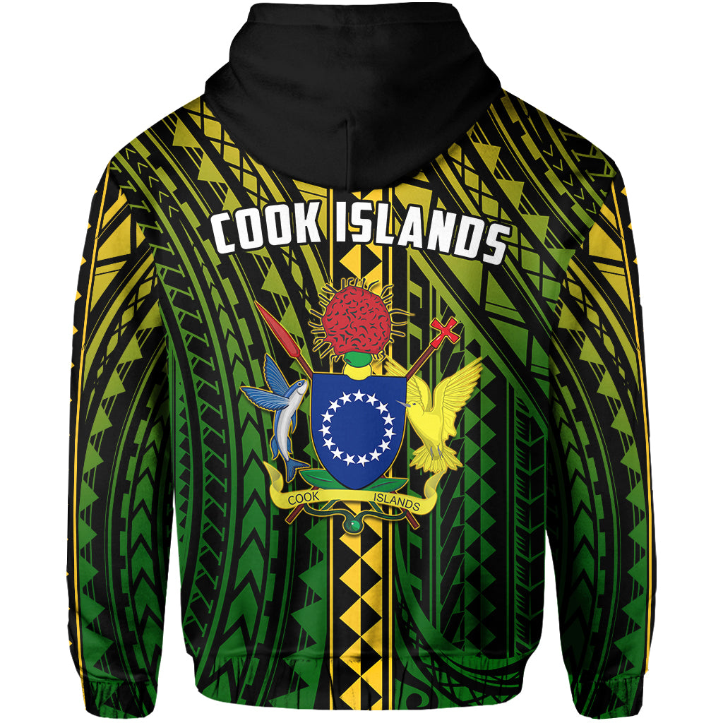 Cook Islands Hoodie Polynesian Pattern Stars LT13 - Polynesian Pride