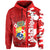 Custom Tonga Unique Hoodie Camouflage with Tongan Pattern LT13 Unisex Red - Polynesian Pride