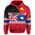 Custom Papua New Guinea New Zealand Hoodie Polynesian PNG and NZ LT13 Hoodie Red - Polynesian Pride