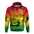 Custom Vanuatu Peaceful Hoodie Independence Anniversary LT13 - Polynesian Pride