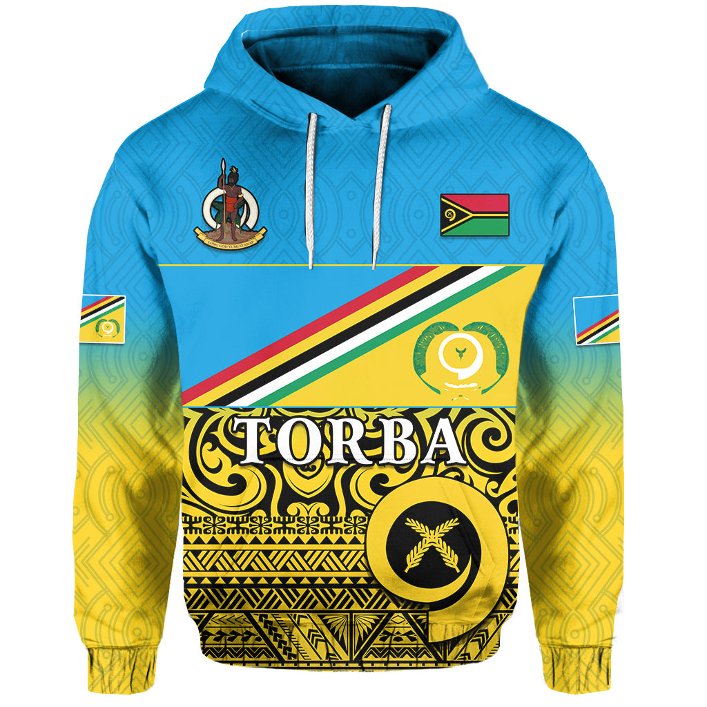 Custom Torba Province Hoodie Vanuatu Proud LT13 - Polynesian Pride