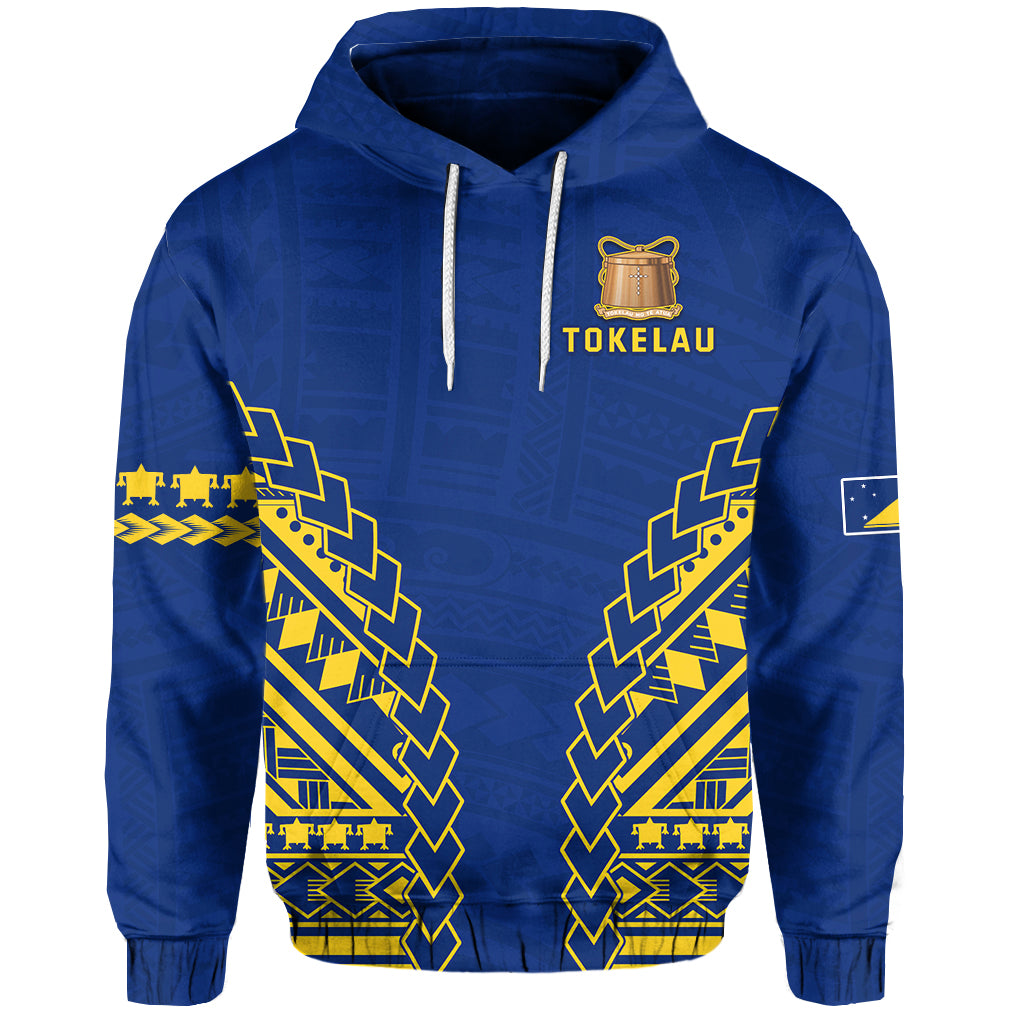 Tokelau Polynesian Hoodie LT13 Unisex Blue - Polynesian Pride