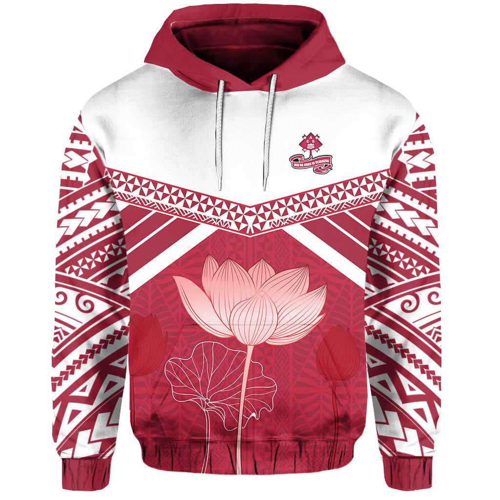 Adi Cakobau Hoodie Fiji School LT13 Unisex Crimson - Polynesian Pride