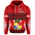 Custom Tonga Hoodie Tongan Pattern Custom Text and Number LT13 - Polynesian Pride