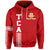 Kolisi Tonga Hoodie TCA LT13 Unisex Red - Polynesian Pride