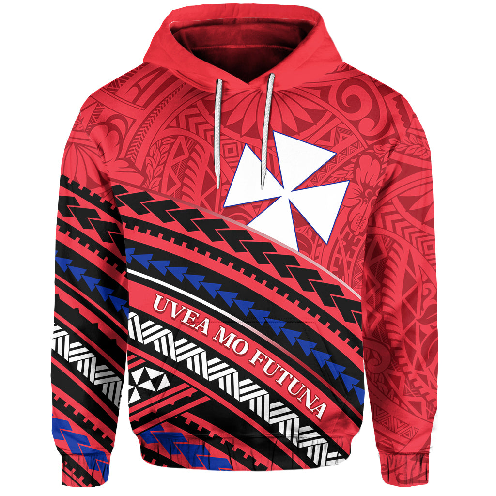 Custom Wallis and Futuna Hoodie Creative Polynesian Custom Text and Number LT13 - Polynesian Pride
