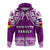 Custom Dynasty Family Hoodie Purple Polynesian Pattern LT14 - Polynesian Pride