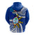 Custom Guam Philippines Hoodie Guaman Filipinas Together Blue LT14 - Polynesian Pride