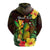 Custom Hawaii Hoodie Pineapple Mix Kakau Reggae Kanaka LT14 - Polynesian Pride