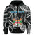 Custom Fiji Coat of Arms Zip Hoodie Polynesian mix Coconut Pattern LT13 Unisex Black - Polynesian Pride