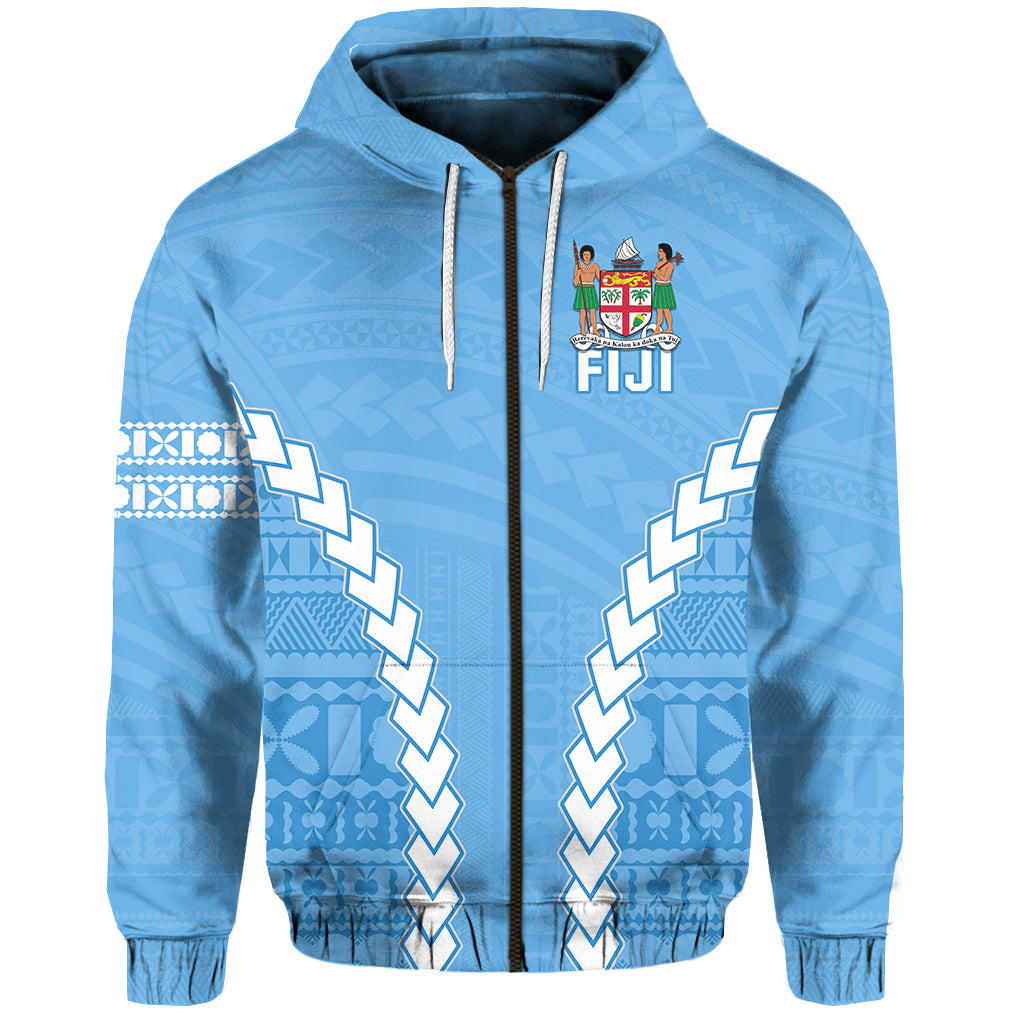Custom Fiji Impressive Zip Hoodie 2021 Polynesian LT13 - Polynesian Pride