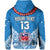 (Custom Text and Number) Toa Samoa Rugby Hoodie Manu Siva Tau Style Ulafala LT13 - Polynesian Pride