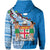 Fiji Hoodie Fijian Drua Mix Tagimaucia Flower Blue Style LT14 - Polynesian Pride