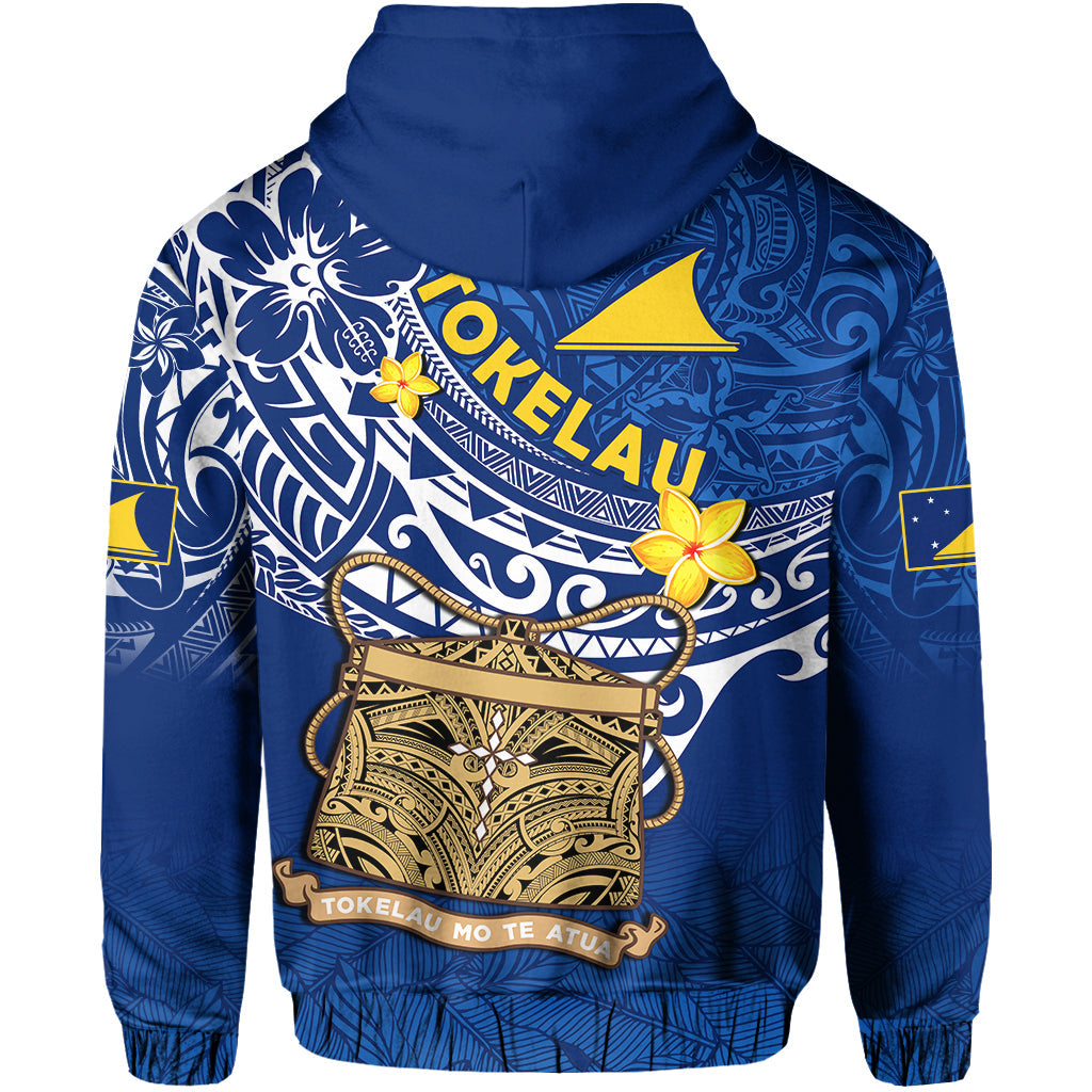 Tokelau Hoodie National Badge Polynesian Happy 74th Independence Anniversary LT14 - Polynesian Pride