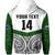 (Custom Text and Number) New Zealand Silver Fern Rugby Hoodie Maori Pacific LT14 - Polynesian Pride