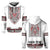 Custom Polynesian Hoodie Dashiki With Polynesian Tattoo Royal Version LT14 Hoodie White - Polynesian Pride