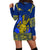 Niue Hoodie Dress Happy Constitution Day Niuean Hiapo Crab With Map LT14 - Polynesian Pride