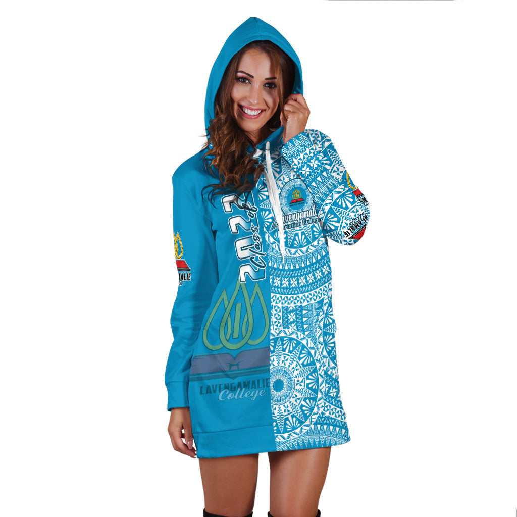 (Custom Your Class Year) Lavengamalie Tonga College Hoodie Dress Class Of Year Tongan Ngatu Pattern LT14 - Polynesian Pride