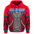 Custom Guam Chamorro Hoodie Latte Stone Red Polynesian Haligi LT13 - Polynesian Pride