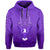 Custom Philippines Hoodie Sun Filipino Purple Barong LT13 Pullover Hoodie Purple - Polynesian Pride