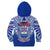 Samoa Rugby Hoodie KID Manu Samoa 7s Ginger Blue Polynesian LT14 - Polynesian Pride