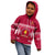 Beulah College Hoodie KID Ngatu Pattern Tonga LT13 Maroon - Polynesian Pride