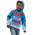 (Custom Personalise Text and Number) Toa Samoa Rugby Hoodie KID Manu Siva Tau Style Ulafala LT13 Blue - Polynesian Pride