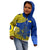 Niue Hiapo Hoodie KID Rock of Polynesia Tapa Niuean Crab Happy Day LT13 - Polynesian Pride