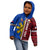 (Custom Personalised) Philippines Hoodie KID Pilipinas Sun Mix Polynesian Pattern LT14 Zip Hoodie Red - Polynesian Pride