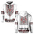 Custom Polynesian Hoodie Dashiki With Polynesian Tattoo Royal Version LT14 Zip Hoodie White - Polynesian Pride