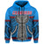 Custom Guam Chamorro Hoodie Latte Stone Blue Polynesian Haligi LT13 - Polynesian Pride