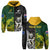 Custom Australia Rugby Mix Aotearoa Rugby Hoodie Wallabies All Black Special Version LT14 Zip Hoodie Black - Polynesian Pride