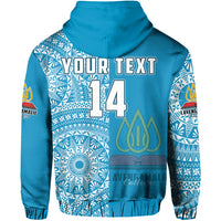 Custom Lavengamalie Tonga College Hoodie Class of Year Tongan Ngatu Pattern LT14 - Polynesian Pride