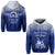 Custom Tupou College Hoodie Old Boys Tongan Tapa Class Year and Your Text LT13 Unisex Blue - Polynesian Pride