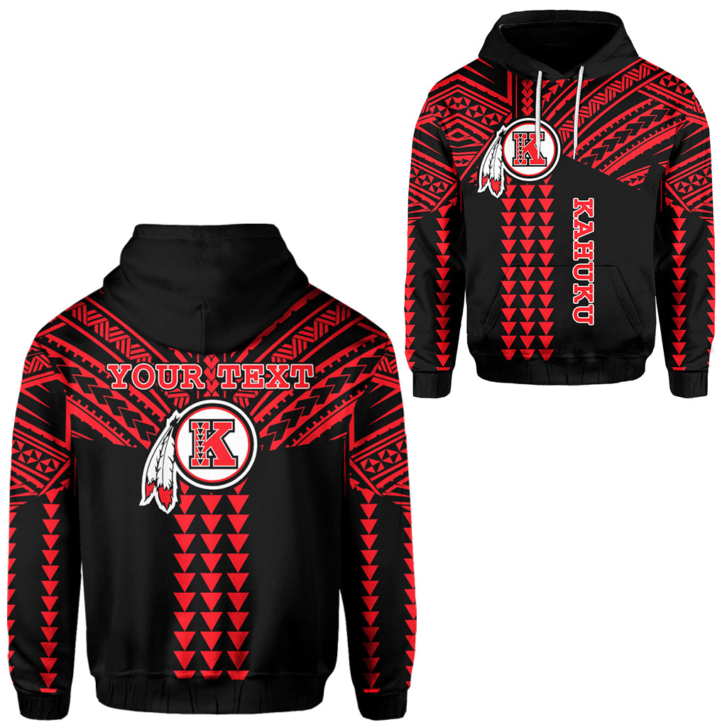 Custom Kahuku Passionate Hoodie Hawaii High & Intermediate School LT13 Unisex Black - Polynesian Pride