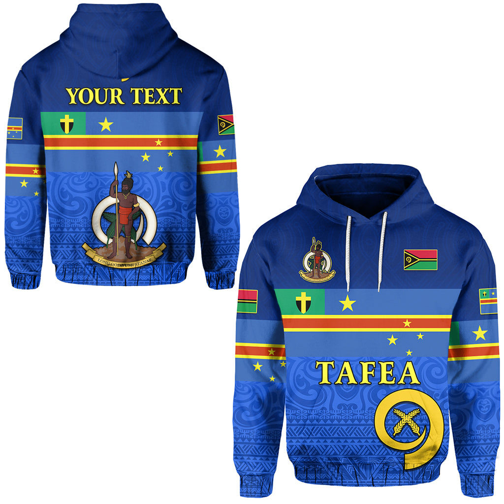 Custom Tafea Province Hoodie Vanuatu Proud LT13 Unisex Blue - Polynesian Pride