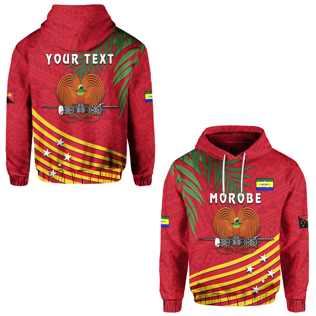 Custom Morobe Province Hoodie Coconut PNG LT13 Unisex Red - Polynesian Pride