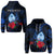 Custom Guam Hoodie Polynesian Flowers LT13 Unisex Blue - Polynesian Pride