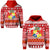 Custom Tonga Kilisimasi Fiefia Hoodie Merry Christmas with Tongan Pattern LT13 Unisex Red - Polynesian Pride