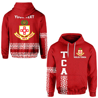 Custom Kolisi Tonga Hoodie TCA LT13 - Unisex / S / Red