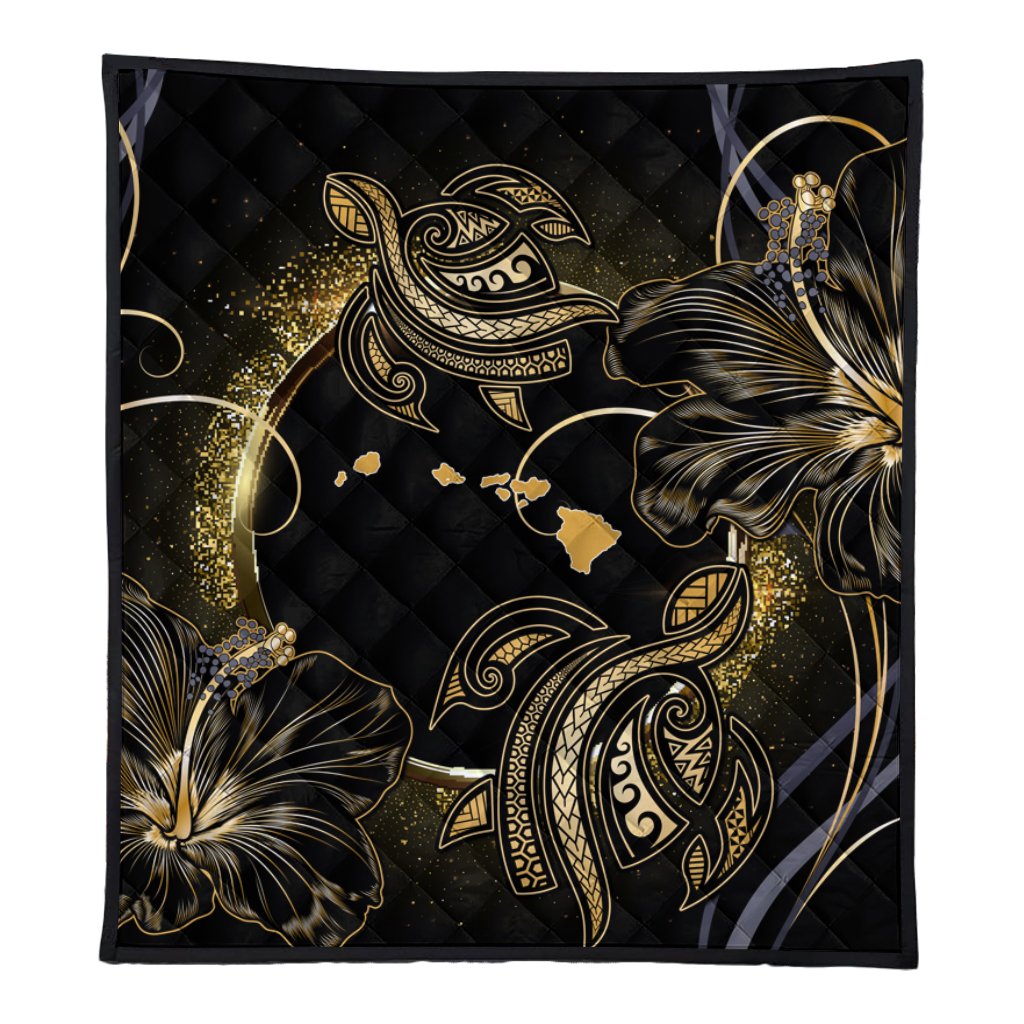 Hawaii Gold Galaxy Premium Quilt - Cato Style - AH - Polynesian Pride
