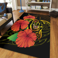 hawaii Rug - Hawaii Turtle Area Rug Mothers Day Kanaka Maoli AH - Polynesian Pride