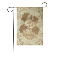 Hawaii Anchor Hibiscus Flower Vintage Flag - AH - Beige - Polynesian Pride